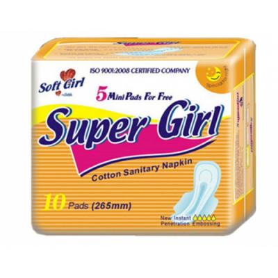 Antibakteria Super Comforable Super Girl Disposable Sanitary Napkins