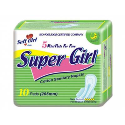 Antibakteria Perforated Film Days Use Super Girl Sanitary Pads